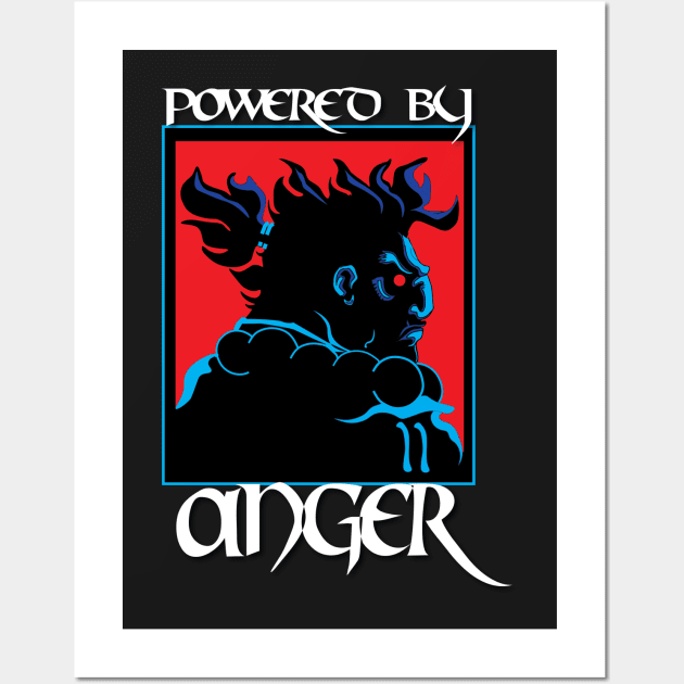 Powered by Anger Wall Art by kcity58